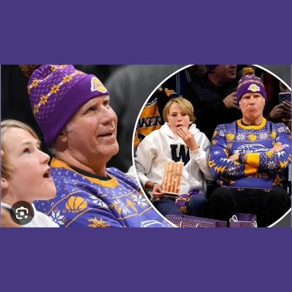 NBA Los Angeles Lakers Beanie w/ PomPom | Unisex | NWOT | Purple & Gold